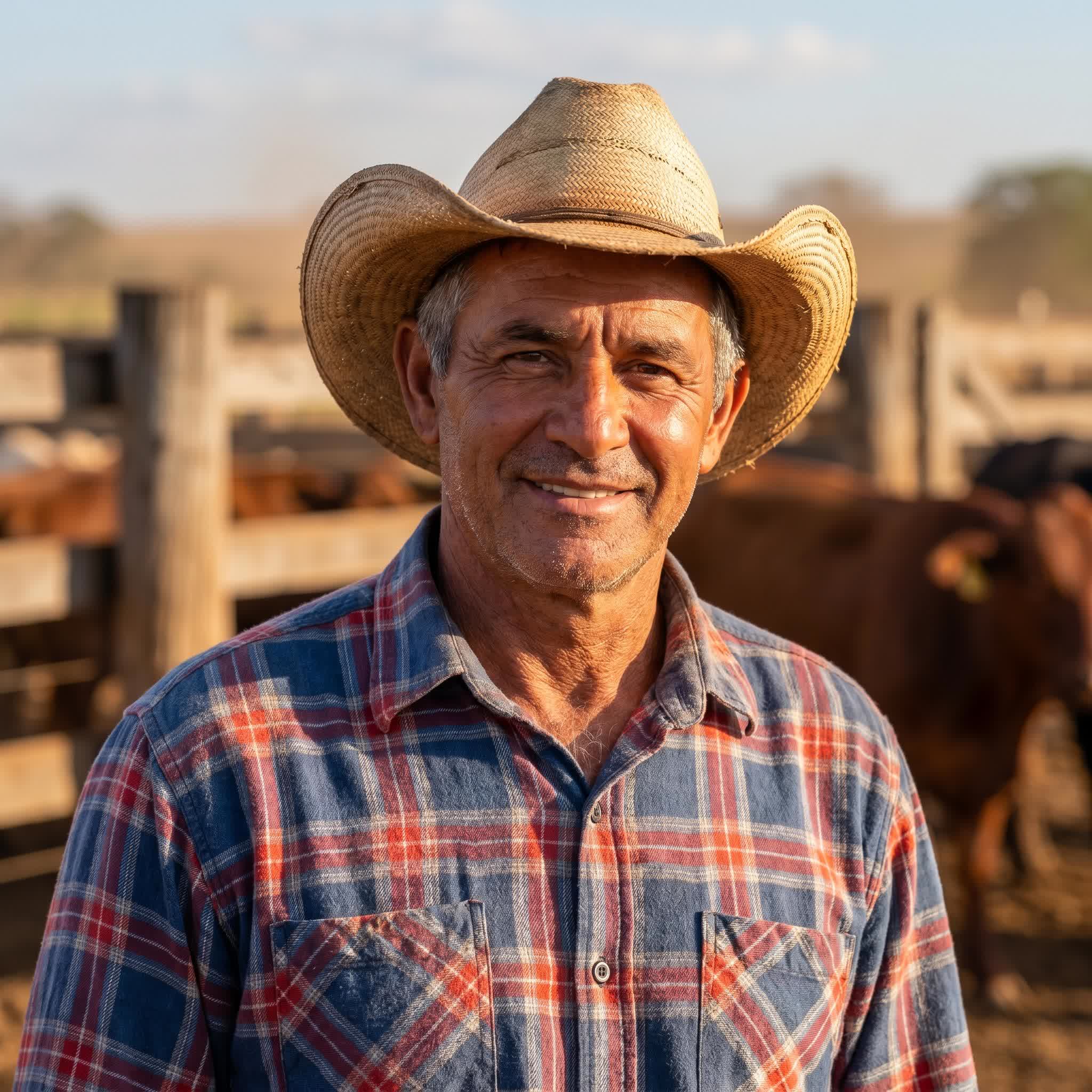 Retrato de João S., pecuarista do Mato Grosso