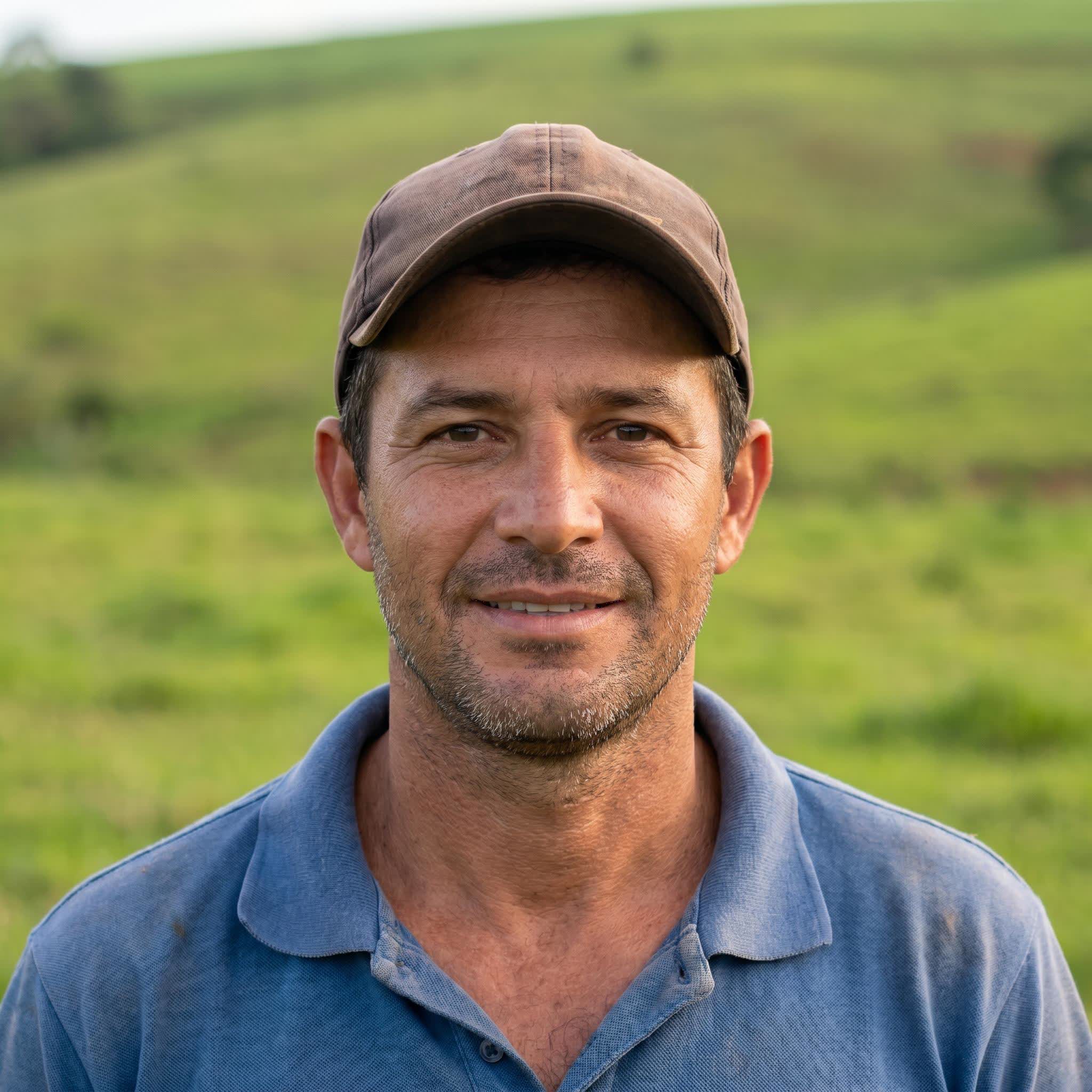 Retrato de Marcos R., produtor rural de Goiás